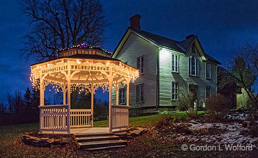 Holiday Gazebo_32081-2.jpg - Photographed at the Heritage House Museum in Smiths Falls, Ontario, Canada.